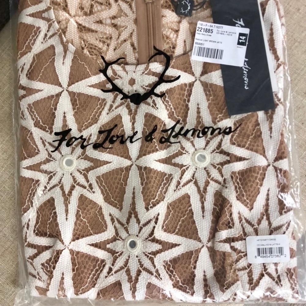NWT 🤍 For Love and Lemons Metz Party Dress - Picture 4 of 4